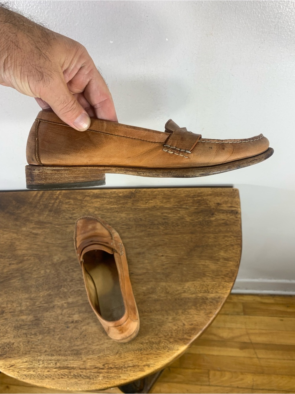 Vintage Frye leather penny loafers - Picture 7 of 9